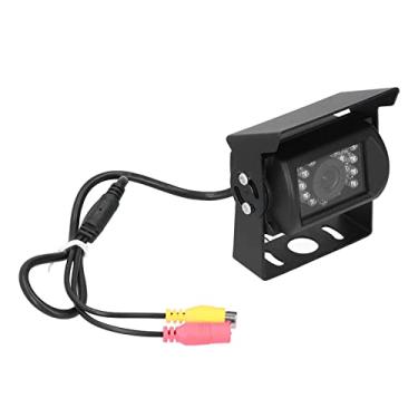 Imagem de lyrlody Câmera Reversa de Câmera de Backup de Backup de 120 ° de Vista Traseira Com 18 LED Night Vision IP68 Imper Impermeável Universal para Caminhões ônibus Caminhões