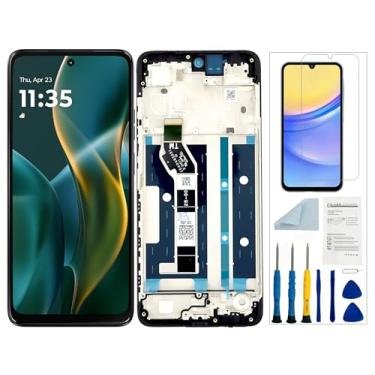 Imagem de Qinqiyue Substituição de tela elétrica para Motorola G15 G15 para Moto G15 Tela LCD de substituição com moldura para MotorolaG15 G15 Power XT2521-2 Display Touch Screen Assembly Repair Parts