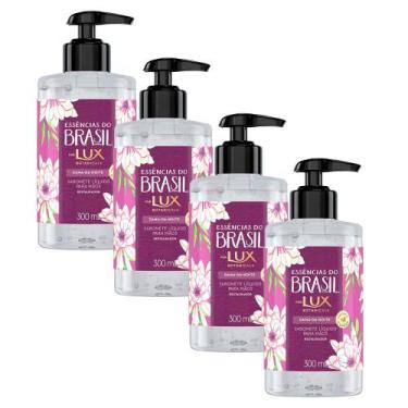 Imagem de Kit 4 Sabonete Líquido para Mãos Lux Essências do Brasil Dama-da-Noite