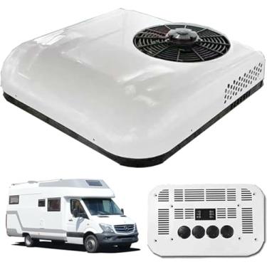 Imagem de Ar Condicionado De Telhado Rv - Ar Condicionado De Estacionamento 12v / 24v Para Minivans, Ar Condicionado De Campista Para Veículo De Caminhão Rv Bus, White12v