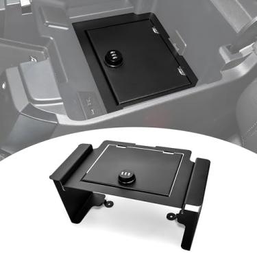 Imagem de West-xingzhe SAFECenter Console Cofre para Armas Cofre Compatível com Chevrolet Silverado 2019-2025, cadeado de combinação de 3 dígitos com chave de reserva