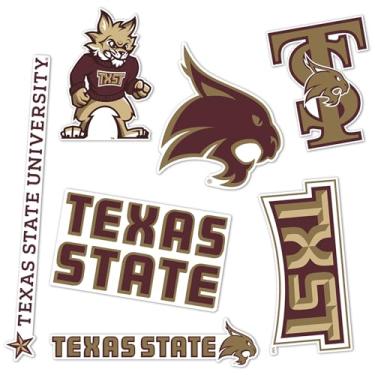 Imagem de Desert Cactus Adesivo Texas State University TXState Bobcatsr Decalques de vinil Laptop Garrafa de água Carro Scrapbook Folha T2 (Tipo 2-4)