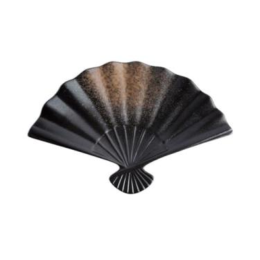 Imagem de Prato de serviço requintado em forma de leque criativo irregular personalizado prato de lanche prato de refresco prato de hotel restaurante pratos de mesa comerciais (D)