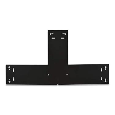 Imagem de Ozco 56645 Placa T para ventilador de base de treliça, aço galvanizado preto, conector de madeira estrutural (1 por pacote)