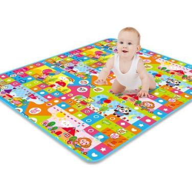 Imagem de Tapete Atividades Infantil Bebê Proteção Térmica 1,80x1,20 Dobravel - 