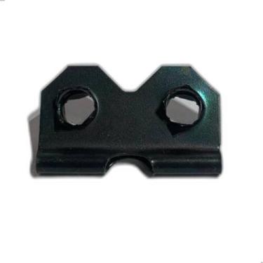 Imagem de Dobradiça preta com garra P/ gravata suporte de fundo de Porta Retrato