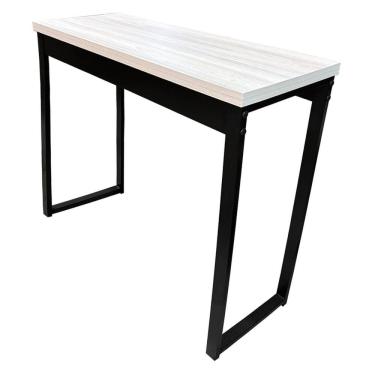 Imagem de Mesa Aparadora Estilo Industrial 100x38 para Sala Amantea/Preto