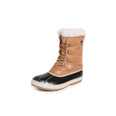 Imagem de SOREL - Bota de neve masculina 1964 Pac Nylon para inverno, Marrom, marrom camelo, preto, 39