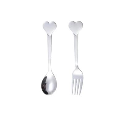 Imagem de Conjunto de garfo de aço inoxidável 304 prata elegante talheres franceses de jantar para hotel, casa, restaurante, presente para casais anfitriões