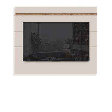 Imagem de Painel De Parede Para Tv Até 65 Polegadas Off White Freijó