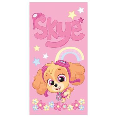 Imagem de Toalha de Banho Aveludada Döhler Patrulha Canina Skye Rosa