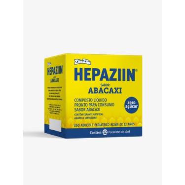 Imagem de Hepaziin abacaxi zero açucar 12x10ml - ZiinZiin
