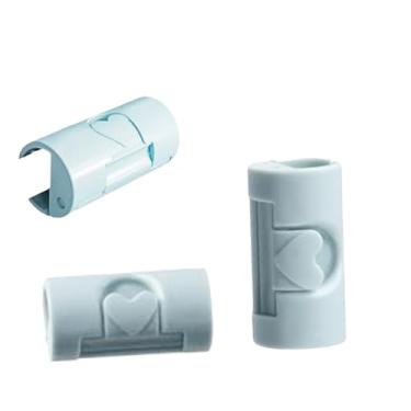 Imagem de Kit 6-50 Prendedor Mágico Multiuso Embalagem Lençol Cabide Roupas Papel Azul Rosa Green,prendedor de lençol(10 UNIDADES,AZUL)