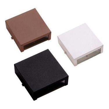 Imagem de Kit 7 Arandelas 2 Focos Externa Parede Muro Alumínio Ar1110 - IDEALLUM