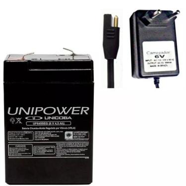 Imagem de Bateria Selada 6v 4,5ah Moto Elétrica Brinquedo Carrinho Bandeirantes 