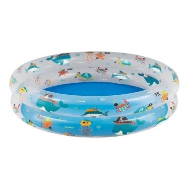 Imagem de Piscina Inflável Banheira Portátil Redondo Mor 90L Azul
