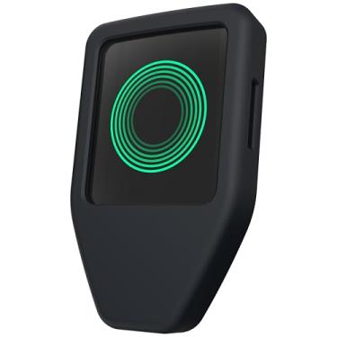 Imagem de CVER Capa de silicone para Trezor Safe 5, proteção de cobertura total, acesso à tela e porta (preto)