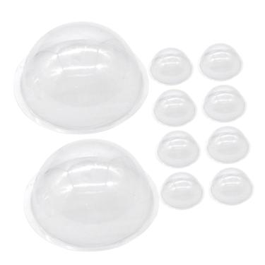 Imagem de OFFSCH 20 peças decorações DIY recipientes globo de neve cúpulas de plástico cloche para artesanato