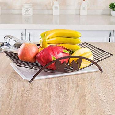 Imagem de Cesta de frutas para tigela de frutas decorativa para exibição de frutas tigela de frutas elegante tigela de frutas de grande capacidade cesta de frutas moderna para frutas vegetais e mais l cesta de