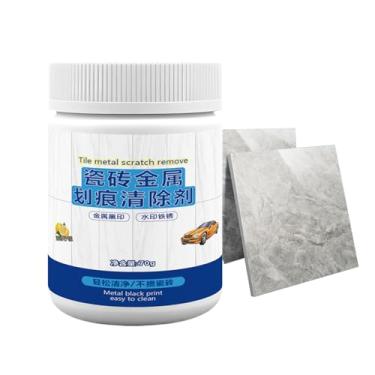 Imagem de Limpador de azulejos de piso, restaurador de arranhões de parede – pó de limpeza de azulejos inodoros para chuveiro, pia, fogão, banheira, forno, cozinha, banheiro