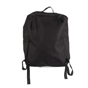 Imagem de Bolsa de armazenamento para cadeira de rodas 40 x 14 x 48 cm, bolsa de pendurar de grande capacidade para carrinho portátil, tecido Oxford 600D resistente, preto, para caminhantes, scooters elétricas