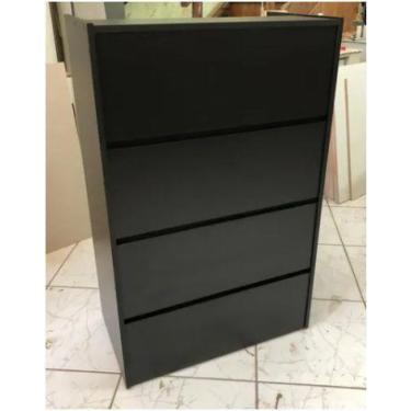 Imagem de Balcão Atendimento Preto Comercios Lojas Caixa - INFINITILUX MOVEIS, P