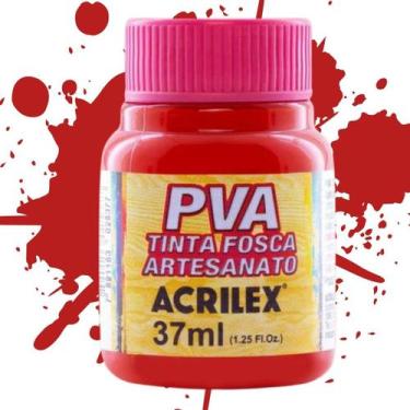 Imagem de Tinta PVA Fosca para Artesanato 37ml Acrilex - Cores Quentes - 03240, 