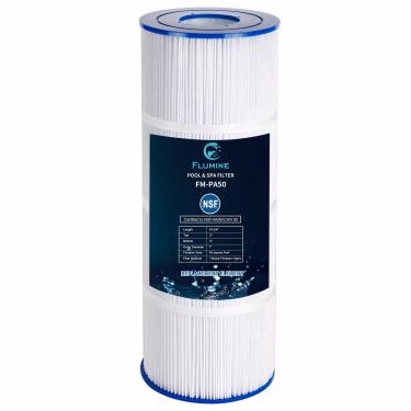 Imagem de Flumine Filtro de piscina compatível com Hayward CX500-RE, C500, PA50, Unicel C-7656, Filbur FC-1240, FC-0625, FC-0620, Ultral-A11, tecido atualizado 50 pés quadrados, 1 pacote
