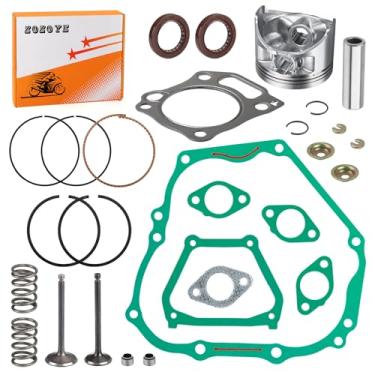 Imagem de Para carrinho de golfe Yamaha Cycle G21 G22 G27 G28 YTF-1 YTF-2 YDR-A Kit de reconstrução de extremidade superior do motor STD Pistão e válvula de escape de admissão de anel e vedação de junta de mola