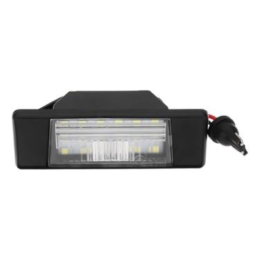Imagem de YINETTECH Luz de matrícula traseira do carro 26510AU300 6398200156 compatível com Micra 2005-2008 Nissan