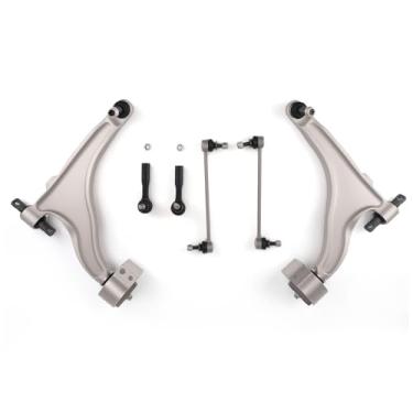 Imagem de maXpeedingrods 6Pcs Front Lower Control Arms w/Ball Joints for Cadillac SRX 2010-2016, K622087 K622088 ES800640 K750414 Front Suspension Kit 2 Tie Rod Ends 2 Sway Bar Links