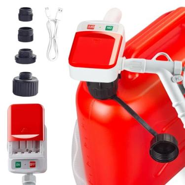 Imagem de MAVIS LAVEN 3.2GPM Bomba de Transferência de Combustível, Bomba de Sifão Portátil para Líquidos Com Bateria e Bico de Controle Manual, para Carros Tratores RVs Cortadores de Grama a Gasolina