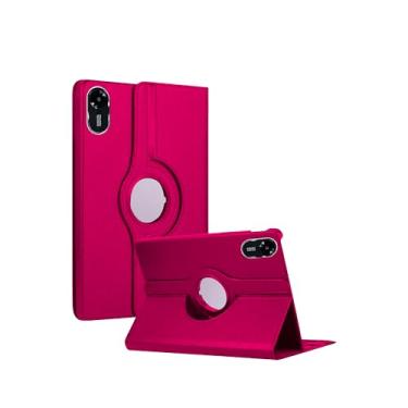 Imagem de Capa Giratória para Xiaomi Redmi Pad 2 11'' – Kit Opcional com Película Paper like, Sleep/Wake, Magnética, Proteção Completa (Vermelho, Apenas Capa)