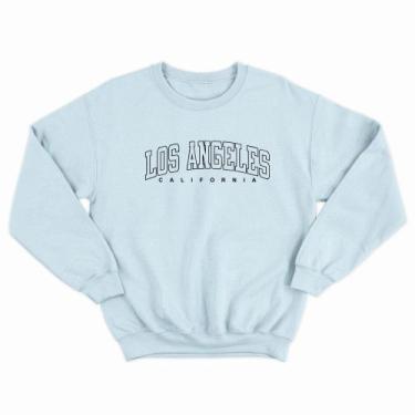 Imagem de Moletom Unissex Blusa de Algodão - Los Angeles Califórnia  - Street Vo
