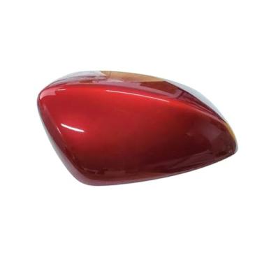 Imagem de Espelho reverso caso escudo habitação acessórios do carro espelho retrovisor capa 1pc compatível com mazda 6 atenza 2016~2023(Red Right)