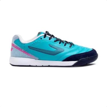 Imagem de Chuteira Futsal Topper Dominator Pro IV Azul - 43