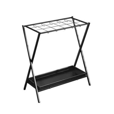 Imagem de Suporte de guarda-chuva, prateleira de guarda-chuva de metal dourado nórdico, casa, hotel, guarda-chuva, balde, design criativo, gancho de ferro, suporte de armazenamento, suporte de guarda-chuva