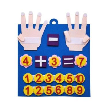 Imagem de Brinquedos De Matemática Com Números Para Crianças Montessori, Auxílio