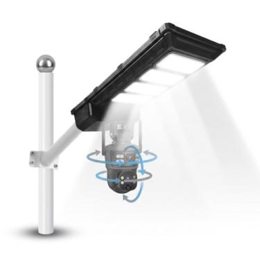 Imagem de Câmera Solar Externa Wi-Fi PTZ IP66 com Luminária Tripla Visão | Monitoramento Noturno Colorido | Áudio Bidirecional | Detecção Movimento App