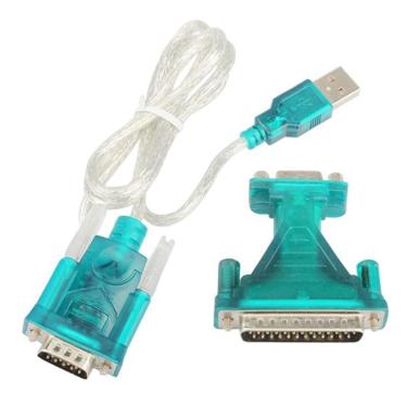 Imagem de Usb 2.0 Para Rs232 Com Port 9 Pin Serial Db25 Db9 Adaptador