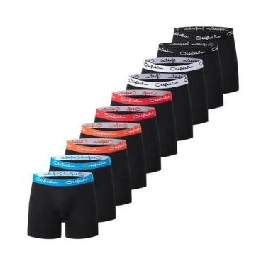 Imagem de Cuecas Boxer Masculinas Longas E Respiráveis, Shorts Casuais Esportivo