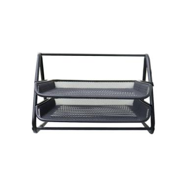 Imagem de Organizador De Metal Para Documentos Com 02 Divisórias