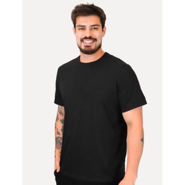 Imagem de Camiseta Dudalina Masculina Basic Essential Dark Icon Preta Tamanho:S/