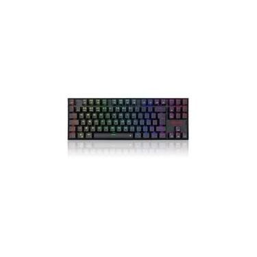 Imagem de Teclado Sem Fio Mecânico Gamer Redragon Kumara Pro, RGB, Wireless e Bluetooth, Switch Blue, Preto - K552RGB-BRS-B (PT BLUE)