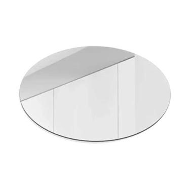 Imagem de Espelho De Parede Acrílico Elíptico HD Antiembaçante, Autoadesivo, À P