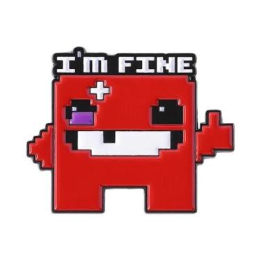 Imagem de Deltarune Susie Kris Big Eyed Monster RPG Game Characters Enamel Pins 