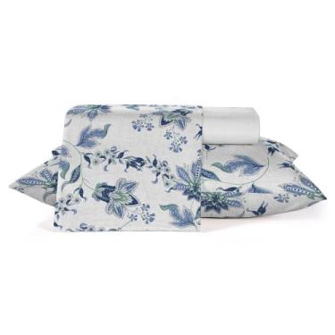 Imagem de Jogo Cama Casal Teka Diamante 150 fios 100 % Algodão