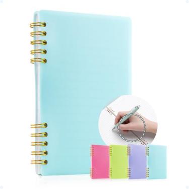 Imagem de Caderno De Anotações Capa Mole A6 Pauta Escrita Confortável - Hxt, Azu