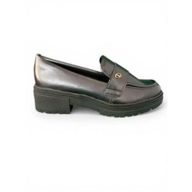 Imagem de Mocassim Dakota Feminino Salto Baixo Tratorado com Detalhe Metal-Feminino