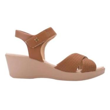 Imagem de Sandália Softli Anabela Laise Lux 10167 - Feminino-Feminino